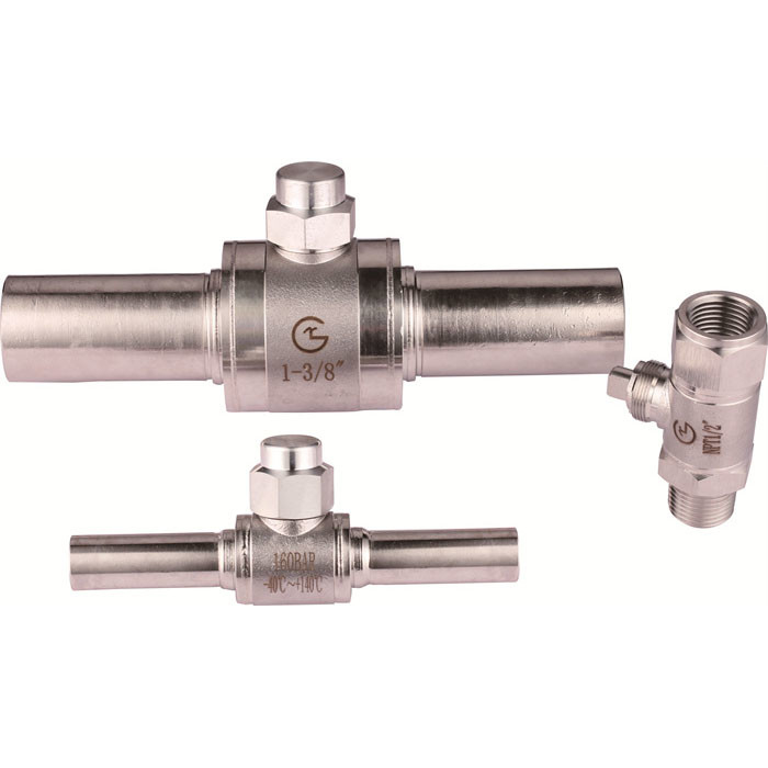 DN4DN40 CO2 রেফ্রিজারেশন বন্ধ ভালভ এবং বল ভালভ চাপ পরিসীমা 0-16.0 MPa সিই সার্টিফিকেট
